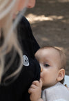 T-shirt d'allaitement Manches Courtes MILKBAR® Cassis - 100% Coton Bio certifié GOTS