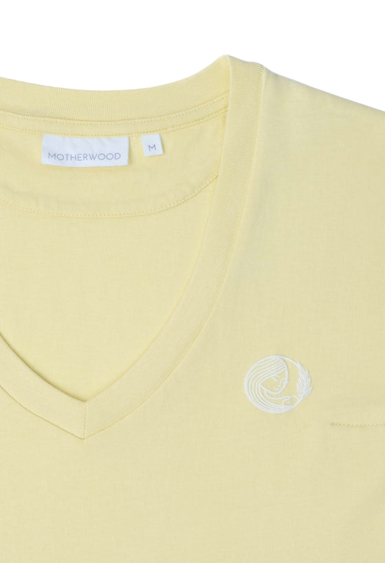 T-shirt d'allaitement Manches Courtes MILKBAR® Macadamia - 100% Coton Bio certifié GOTS